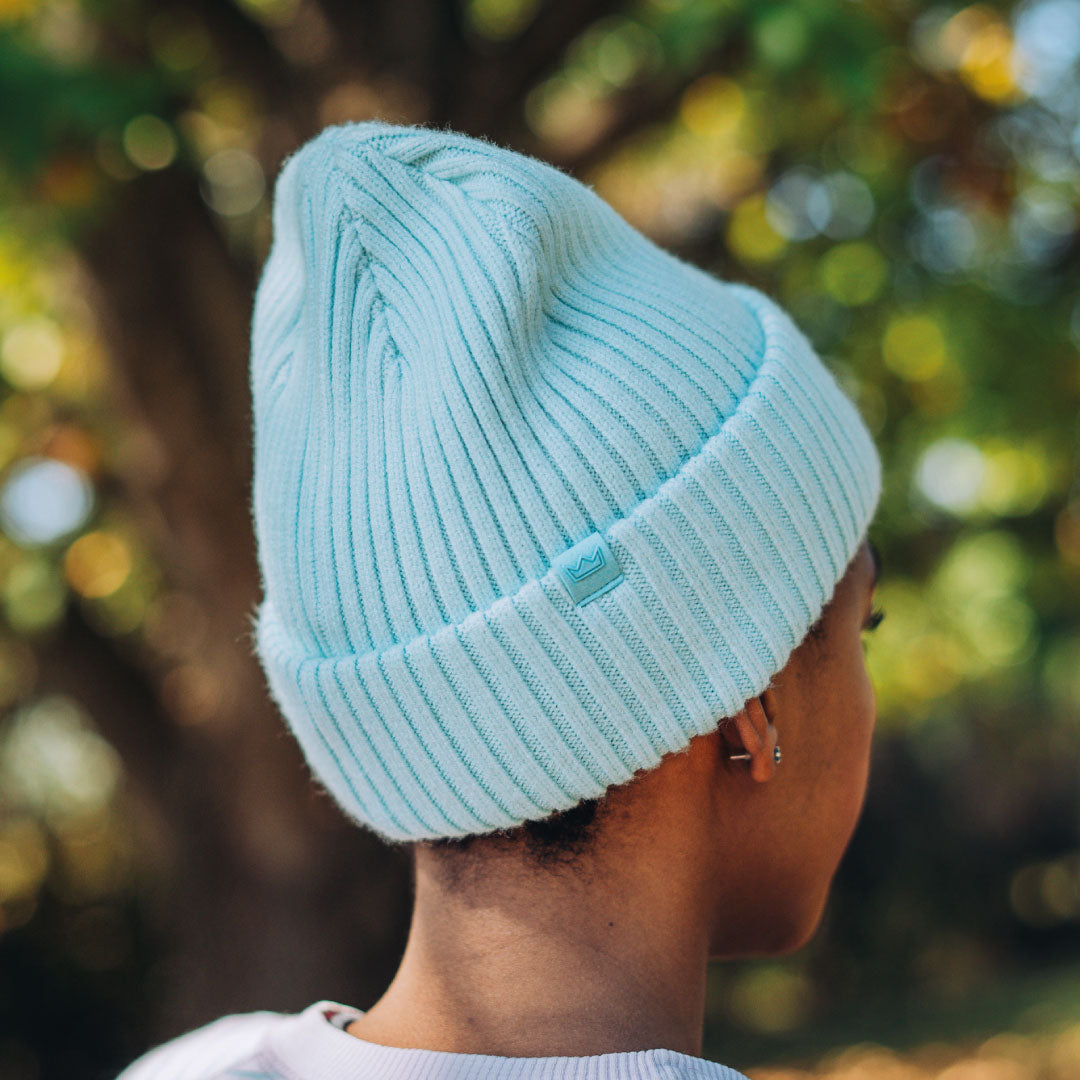Rib Knit Cuffed Beanie