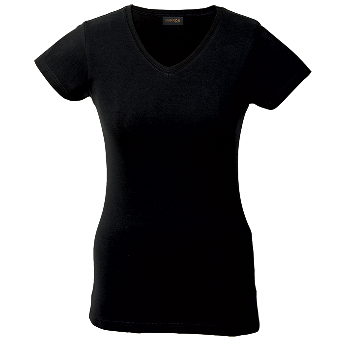 Slim Fit V-Neck T-Shirt Ladies