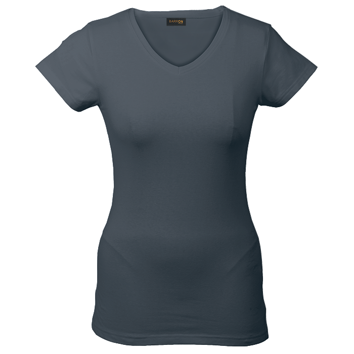 Slim Fit V-Neck T-Shirt Ladies