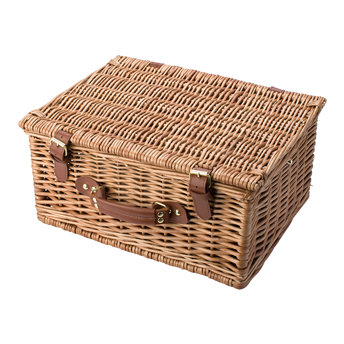 Two Person Willow Picnic Basket