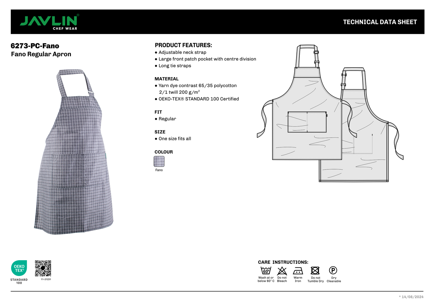 Fano Regular Apron