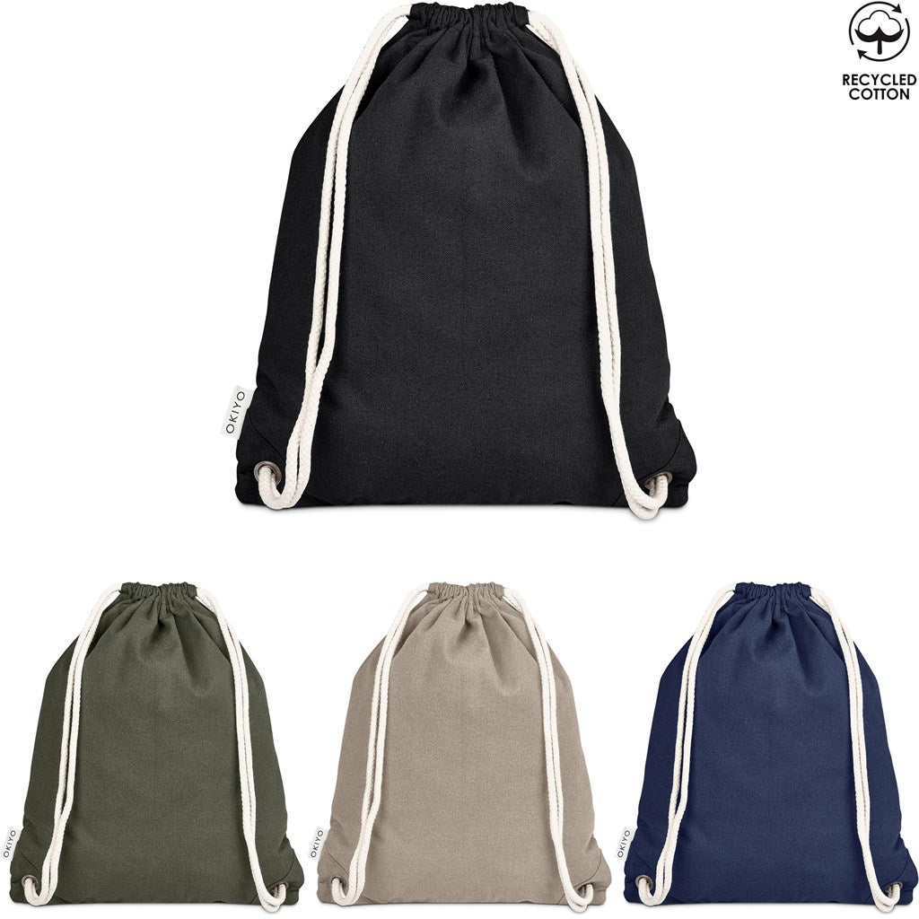 Kinchaku Recycled Canvas Drawstring Bag