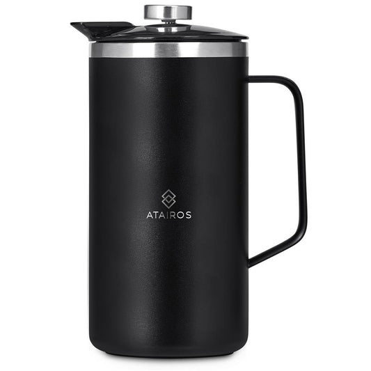 AV Rostov Stainless Steel Vacuum Coffee Plunger - 950ml
