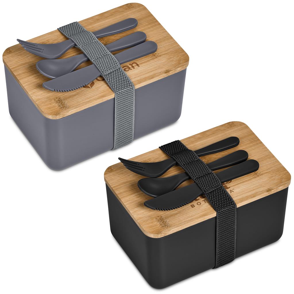 Okiyo Pasuta Recycled Plastic & Bamboo Lunch Box