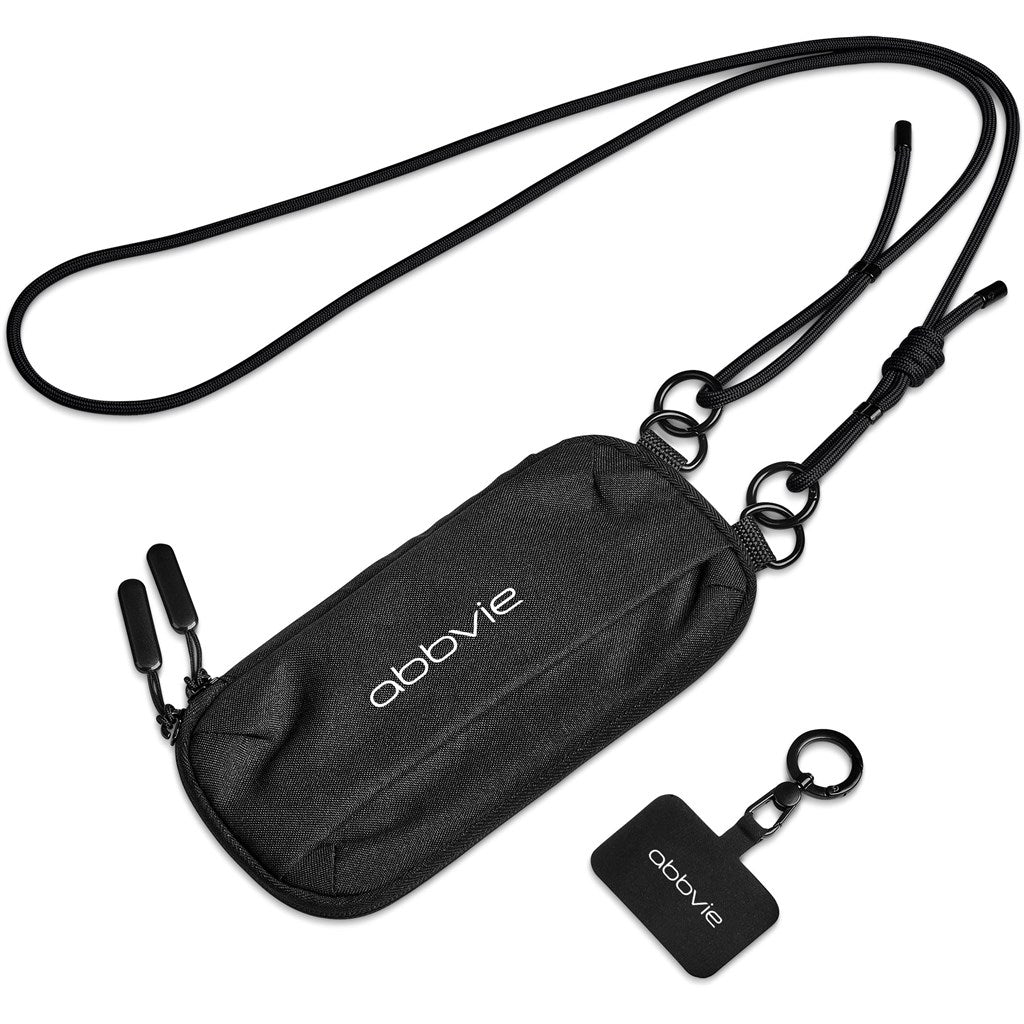 Glam Recycled PET Crossbody Bag & Phone Strap