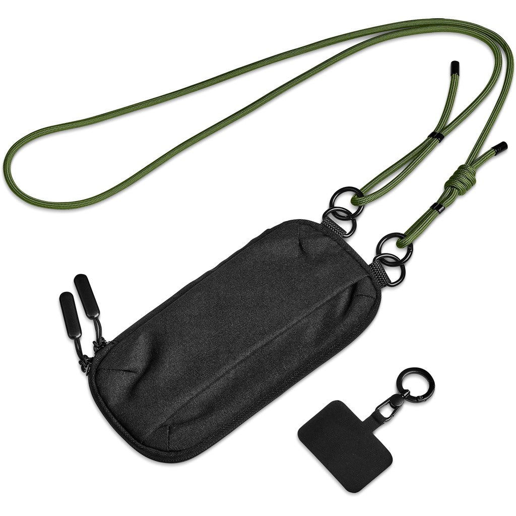 Glam Recycled PET Crossbody Bag & Phone Strap
