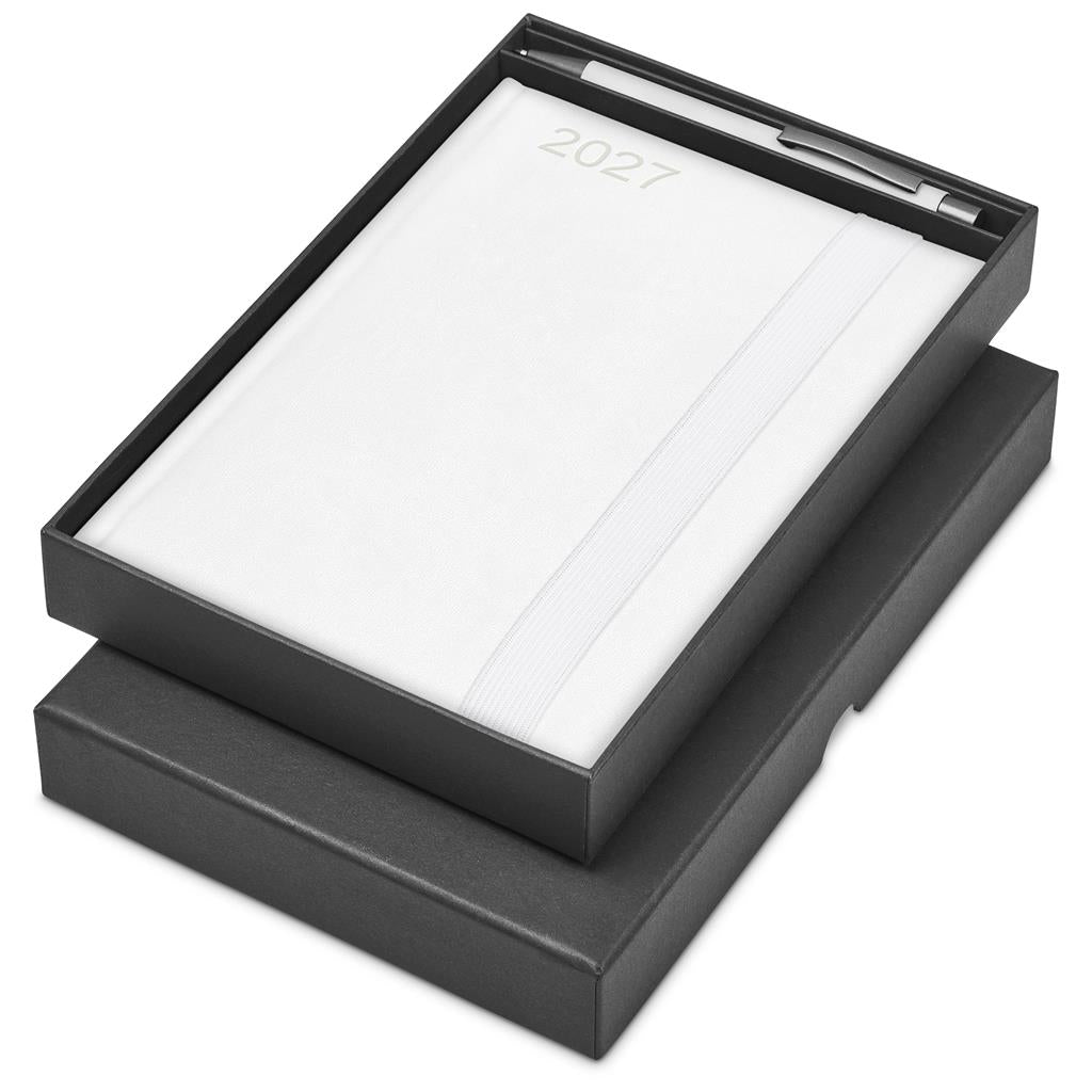 Altitude Advantage A5 2027 Diary And Omega Pen Set Solid White