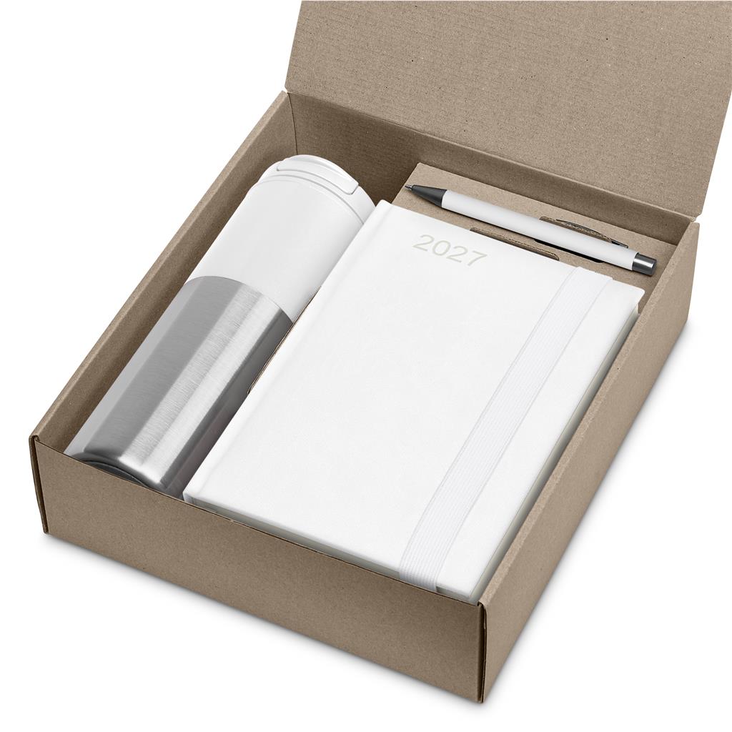 Altitude Tropism 2027 Diary Gift Set Solid White