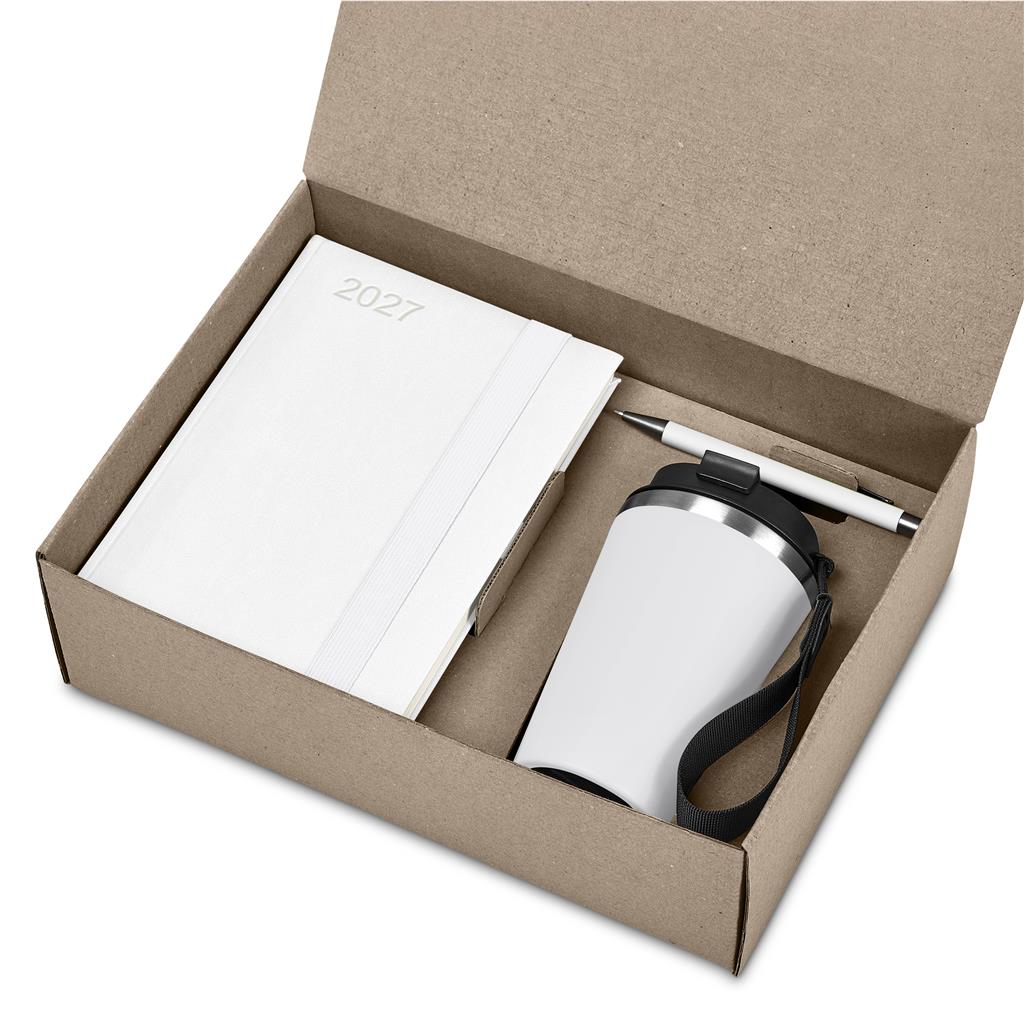 Altitude Echoism 2027 Diary Gift Set Solid White