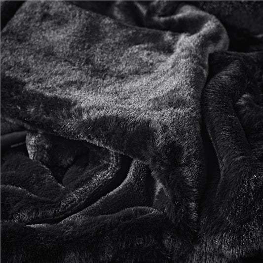 Alex Varga Palazzo Faux Fur Fleece Blanket