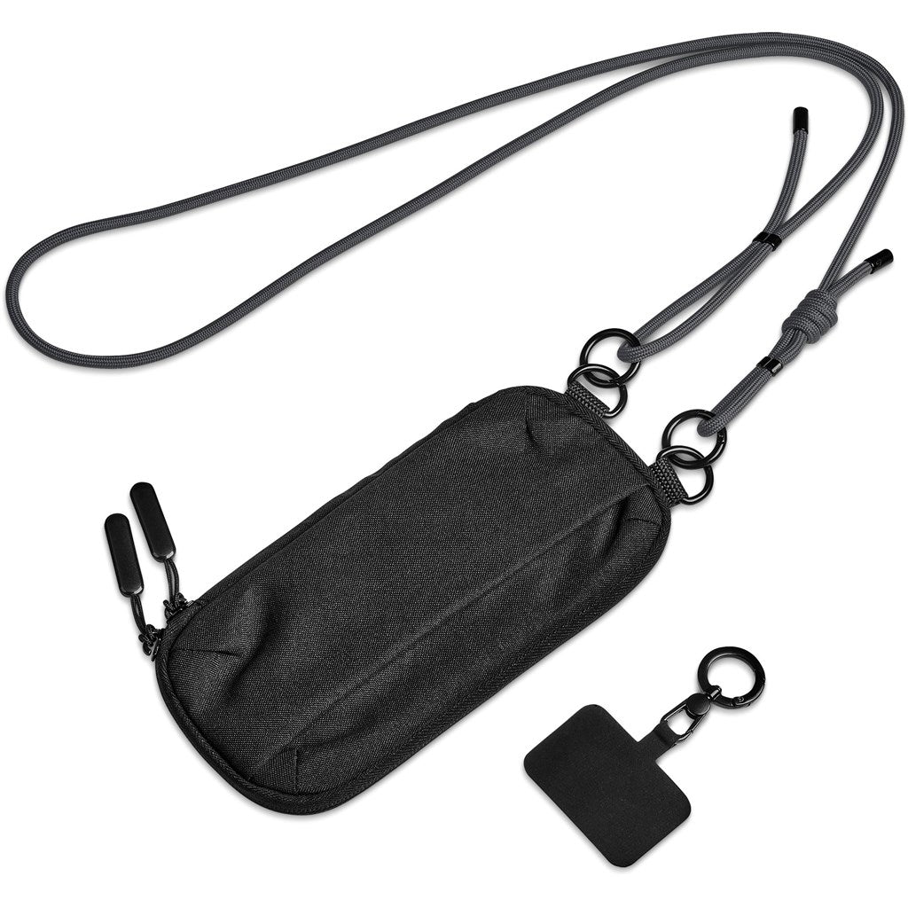Glam Recycled PET Crossbody Bag & Phone Strap
