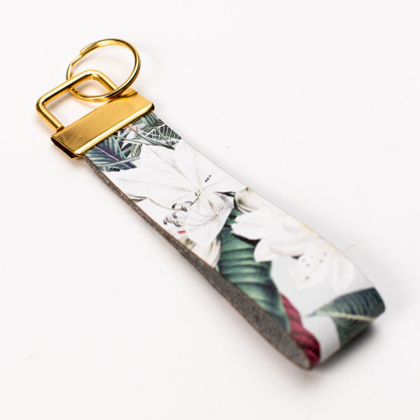 Genuine Leather Loop Keychains