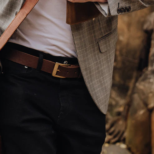 Eland Full Grain Leather Belt Brown