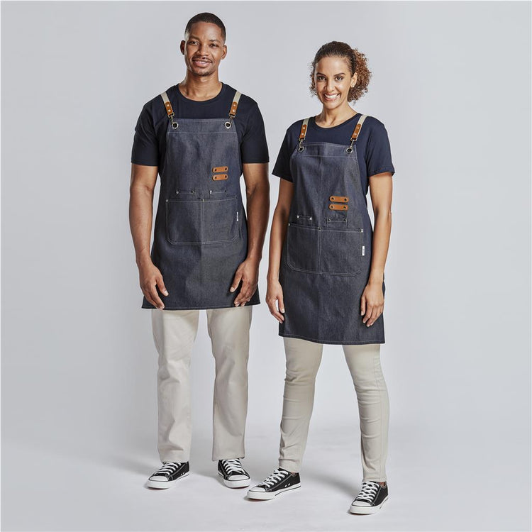 Branded hospitality uniform apron