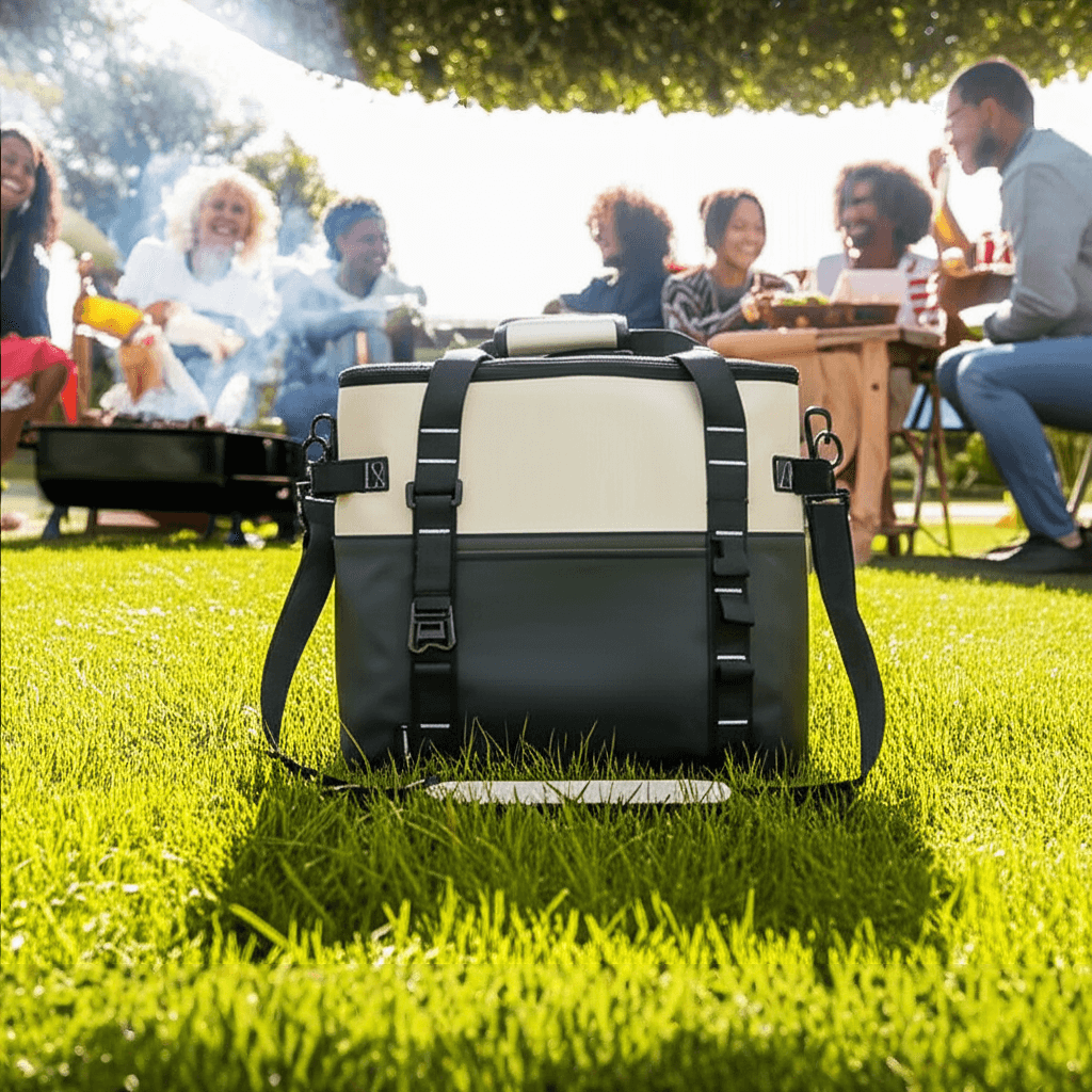 Andy Cartwright Cederberg 24-can cooler in the garden