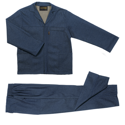 Barron Budget 100% Cotton Conti Suit - Denim Blue