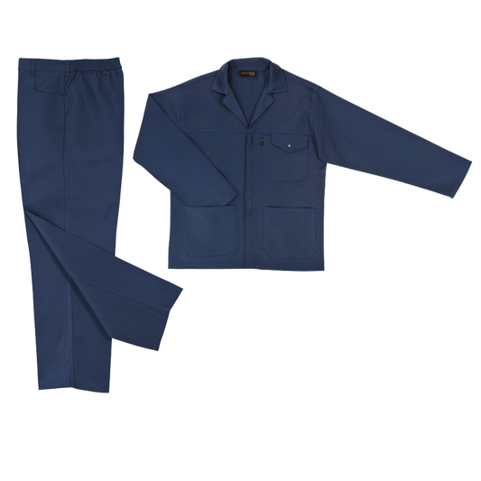 Barron Supreme 100% Cotton Conti Suit - Navy