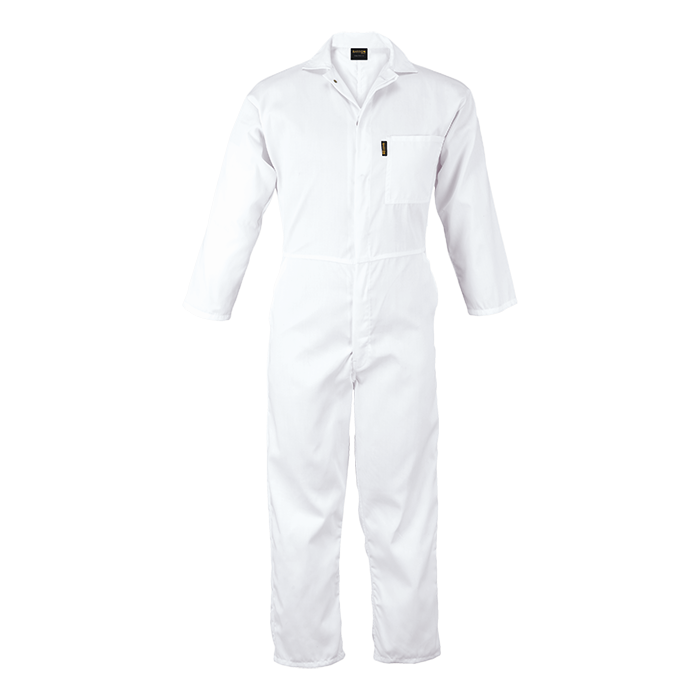Barron Budget Boiler Suit - White