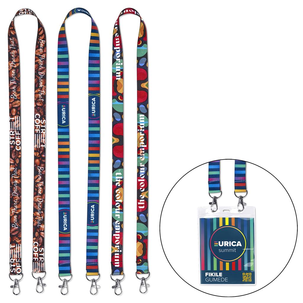 Garros Double-Sided Sublimation Satin Lanyard