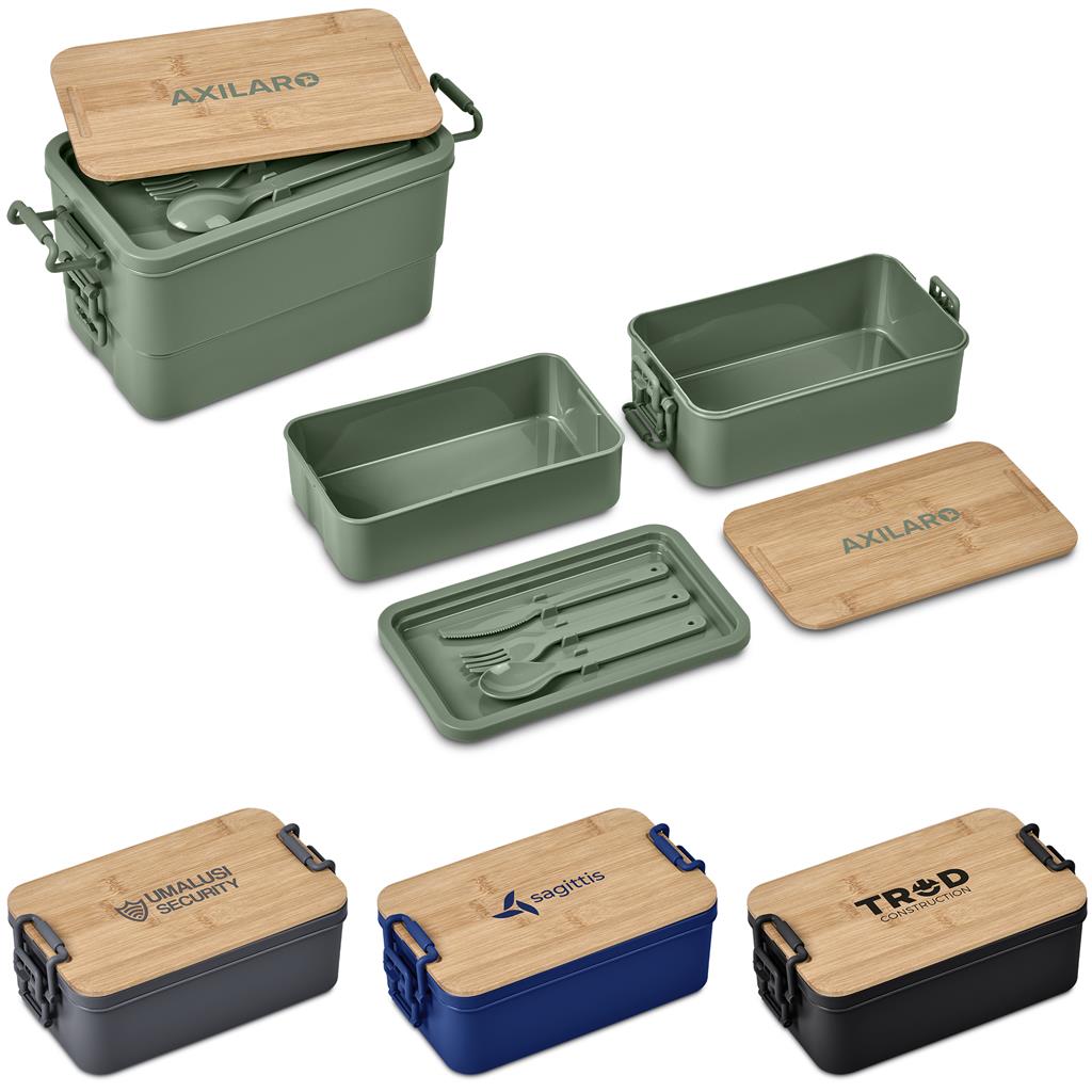 Urban Terrain Lakeside Lunch Box & Cutlery Set