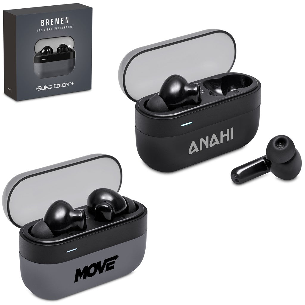 Swiss Cougar Bremen ANC and ENC TWS Earbuds