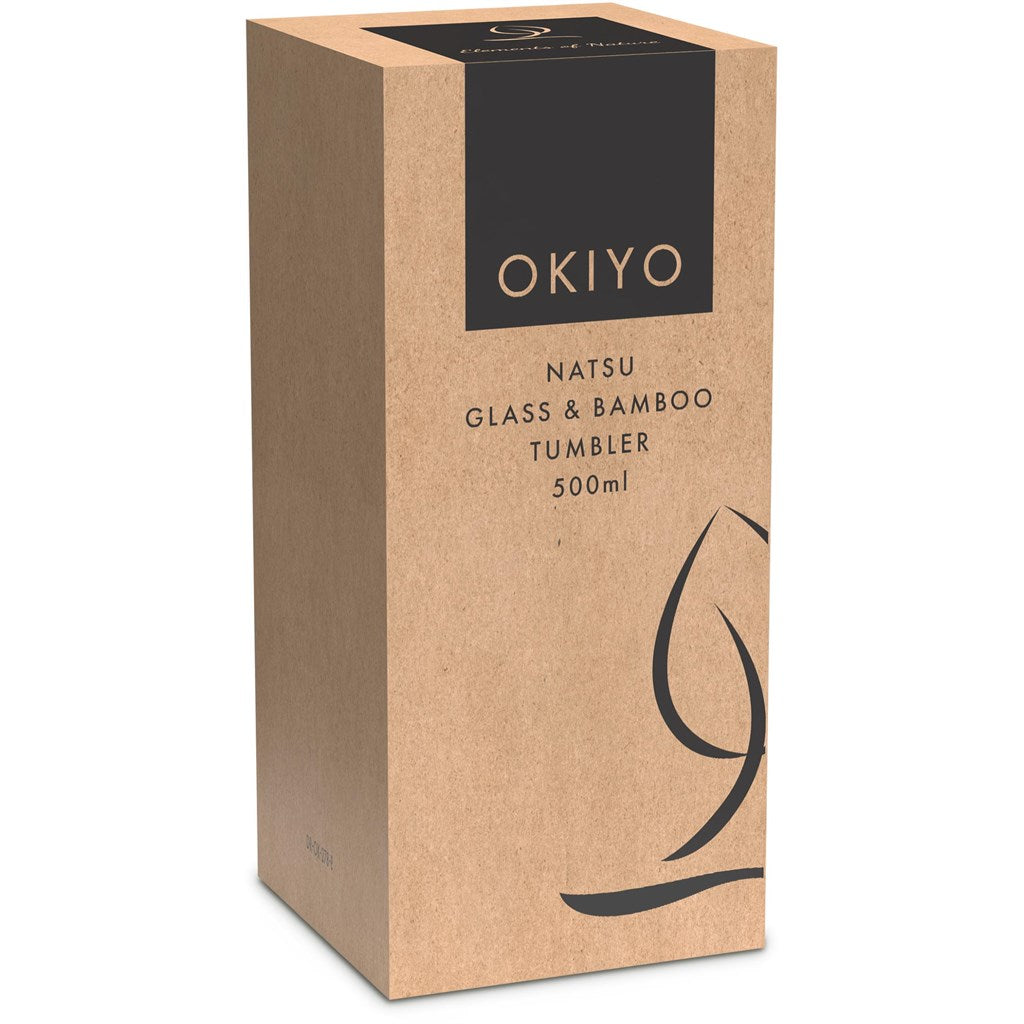 Natsu Glass & Bamboo Tumbler - 500ml