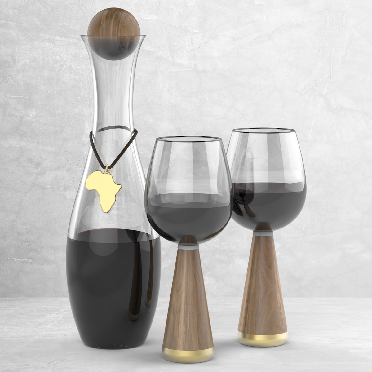 Andy Cartwright Afrique wine glass set