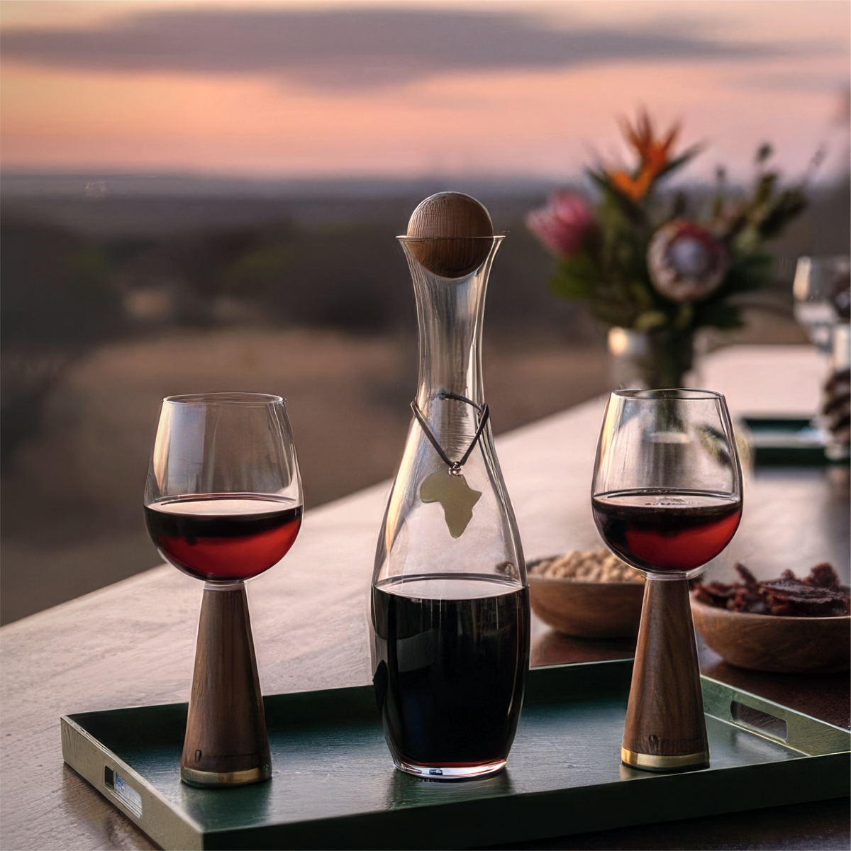 Andy Cartwright Afrique wine glass set