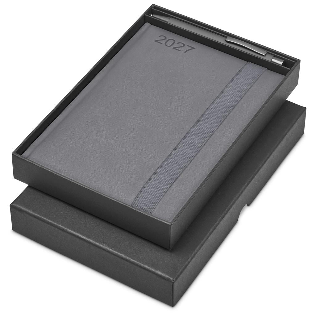 Altitude Advantage A5 2027 Diary And Omega Pen Set Grey