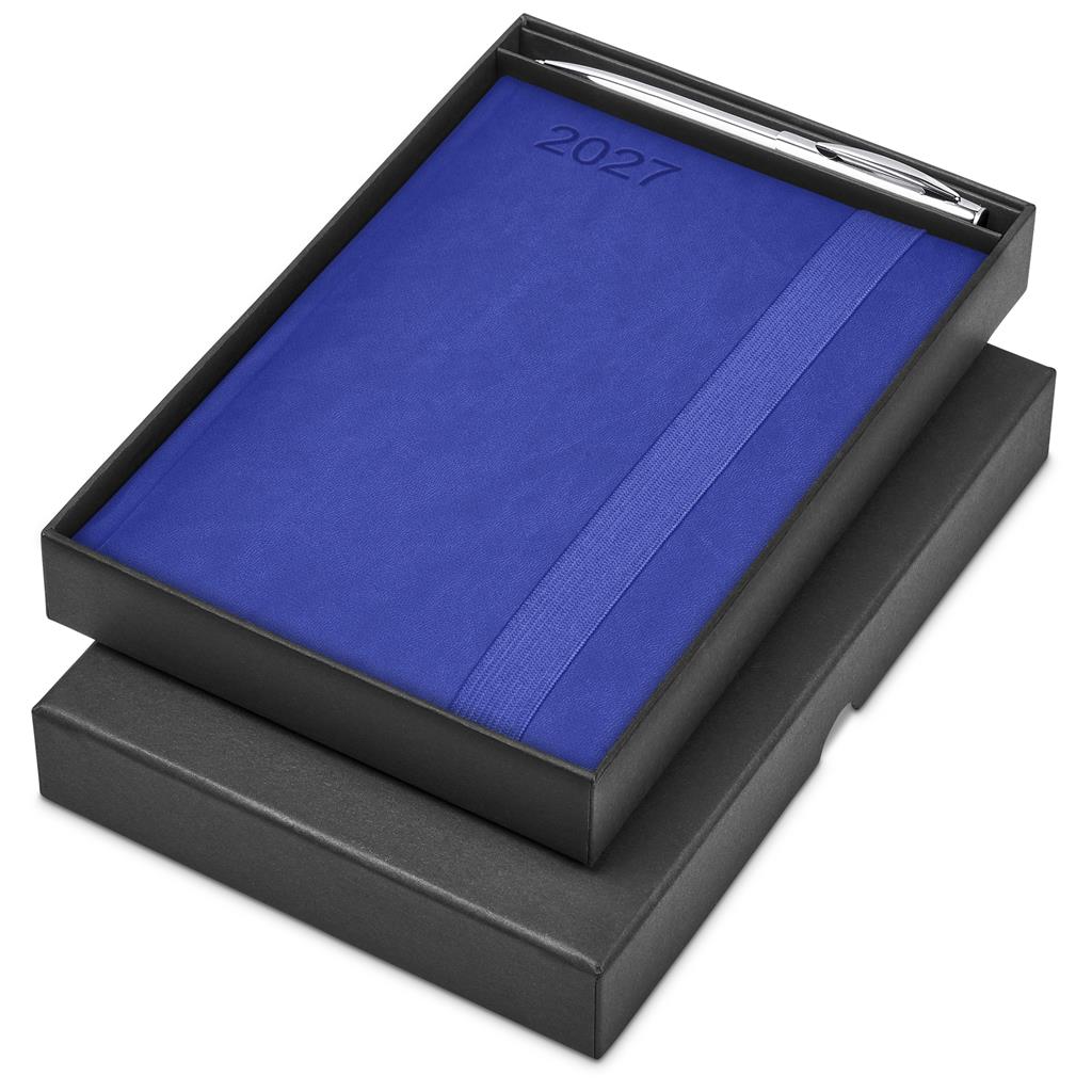 Altitude Advantage A5 2027 Diary And Cypher Pen Set Blue