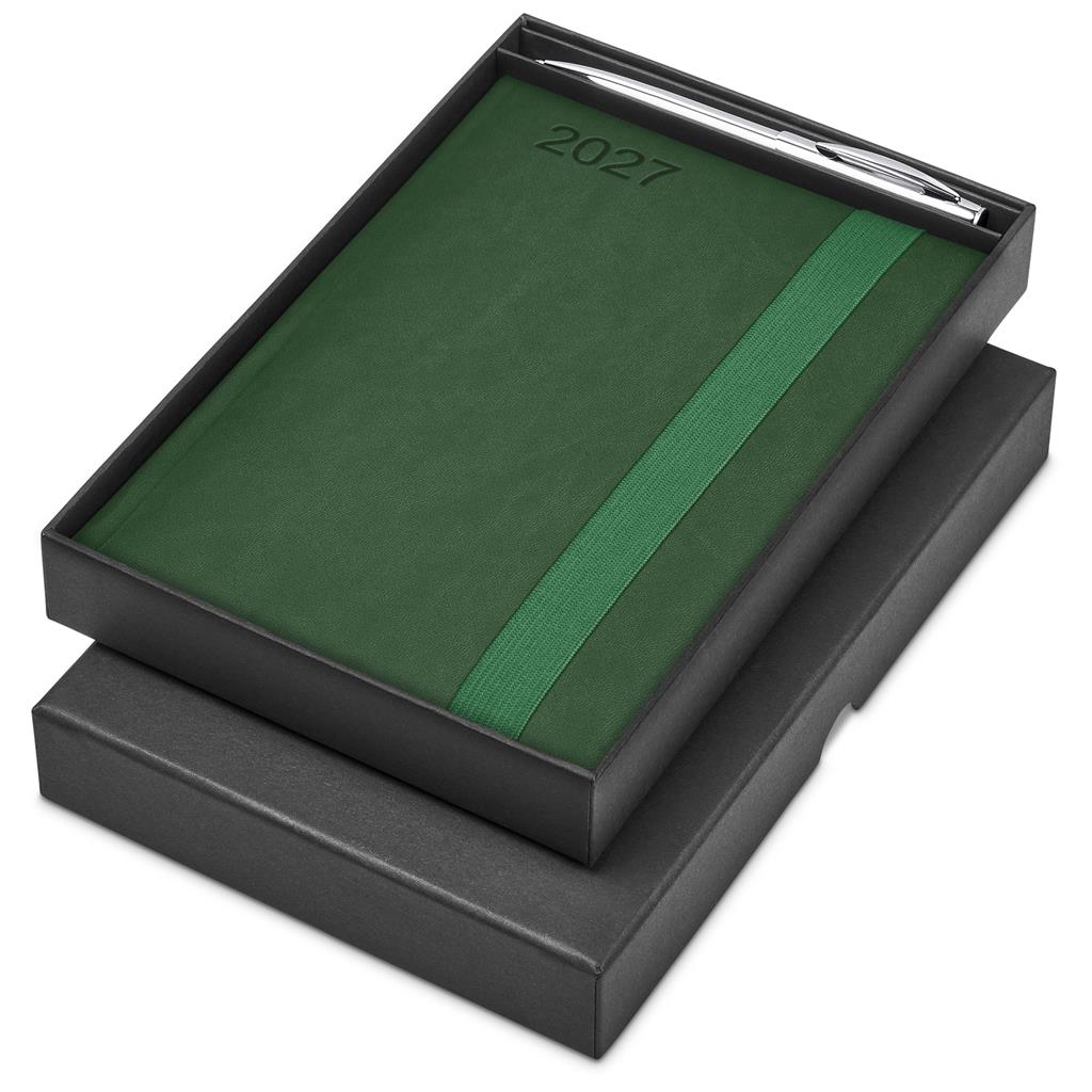 Altitude Advantage A5 2027 Diary And Cypher Pen Set Green