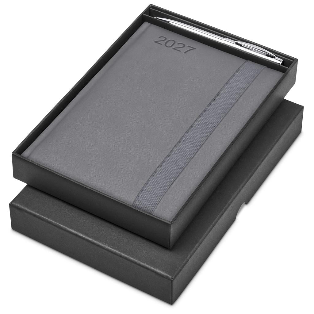 Altitude Advantage A5 2027 Diary And Cypher Pen Set Grey