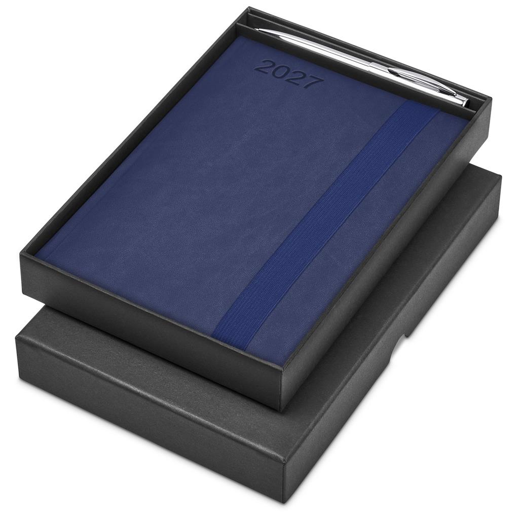 Altitude Advantage A5 2027 Diary And Cypher Pen Set Navy