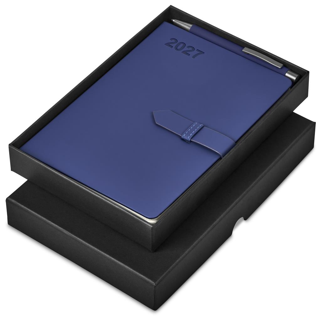 Altitude Enterprise A5 2027 Diary And Omega Pen Set Navy