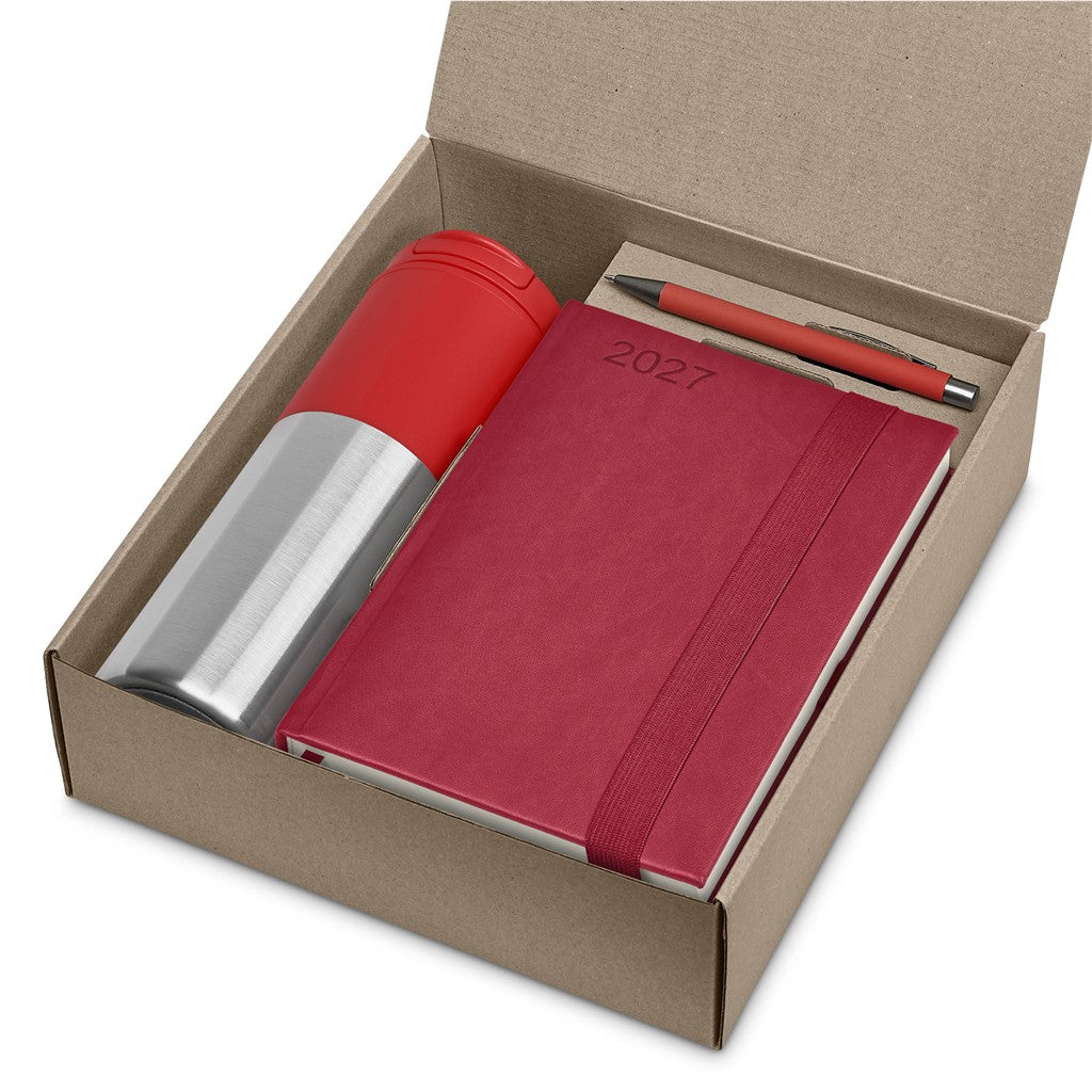 Altitude Tropism 2027 Diary Gift Set Red