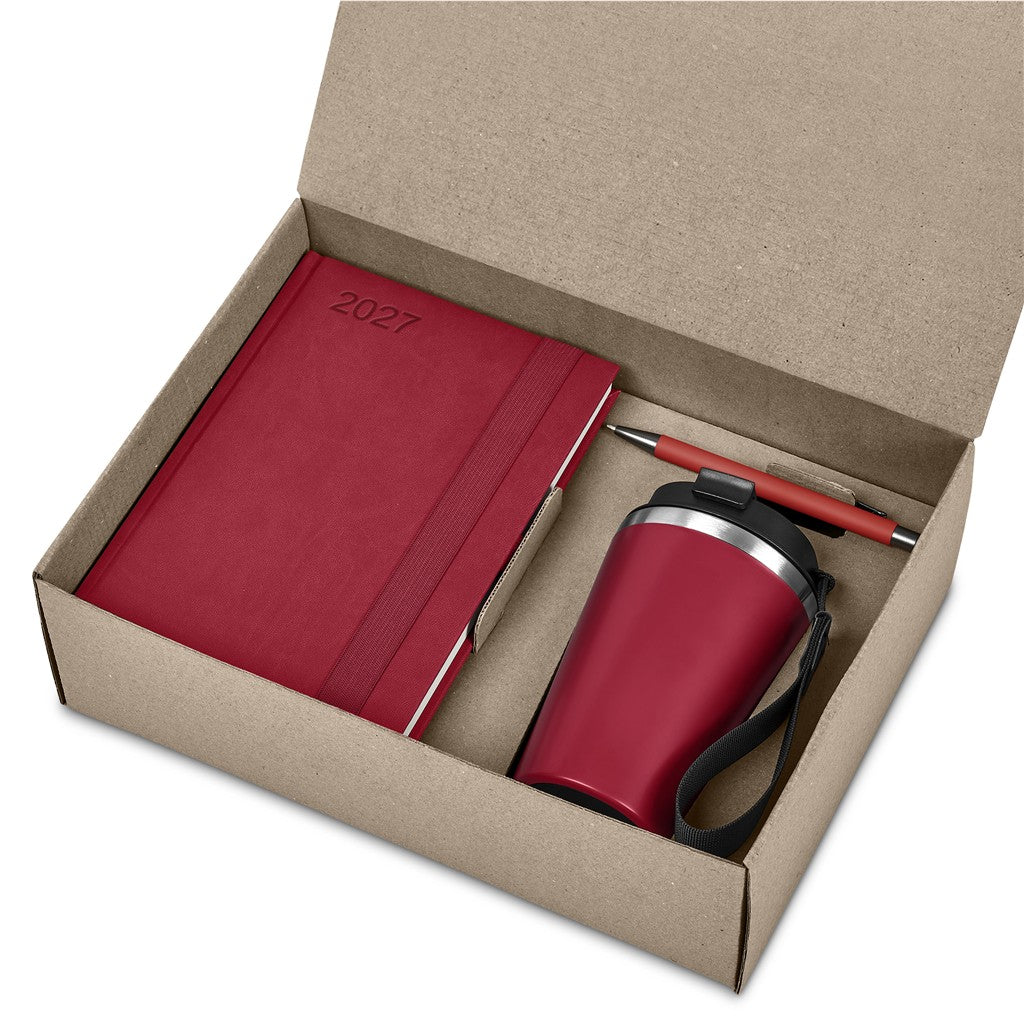 Altitude Echoism 2027 Diary Gift Set Red