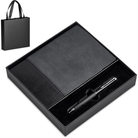 AV Carralis Soft Cover Notebook & Pen Set