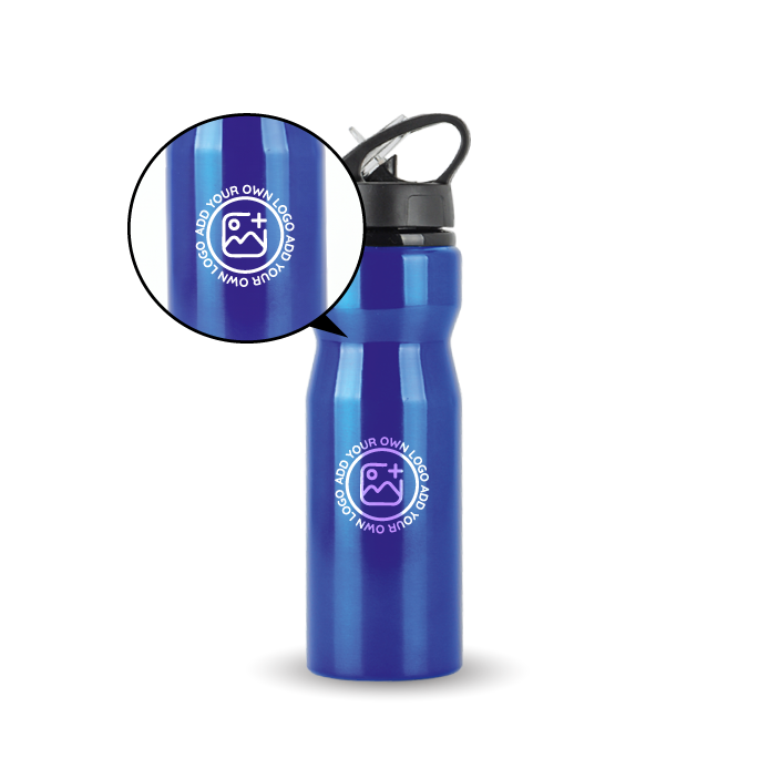 750ml Aluminium Water Bottle with Carry Handle