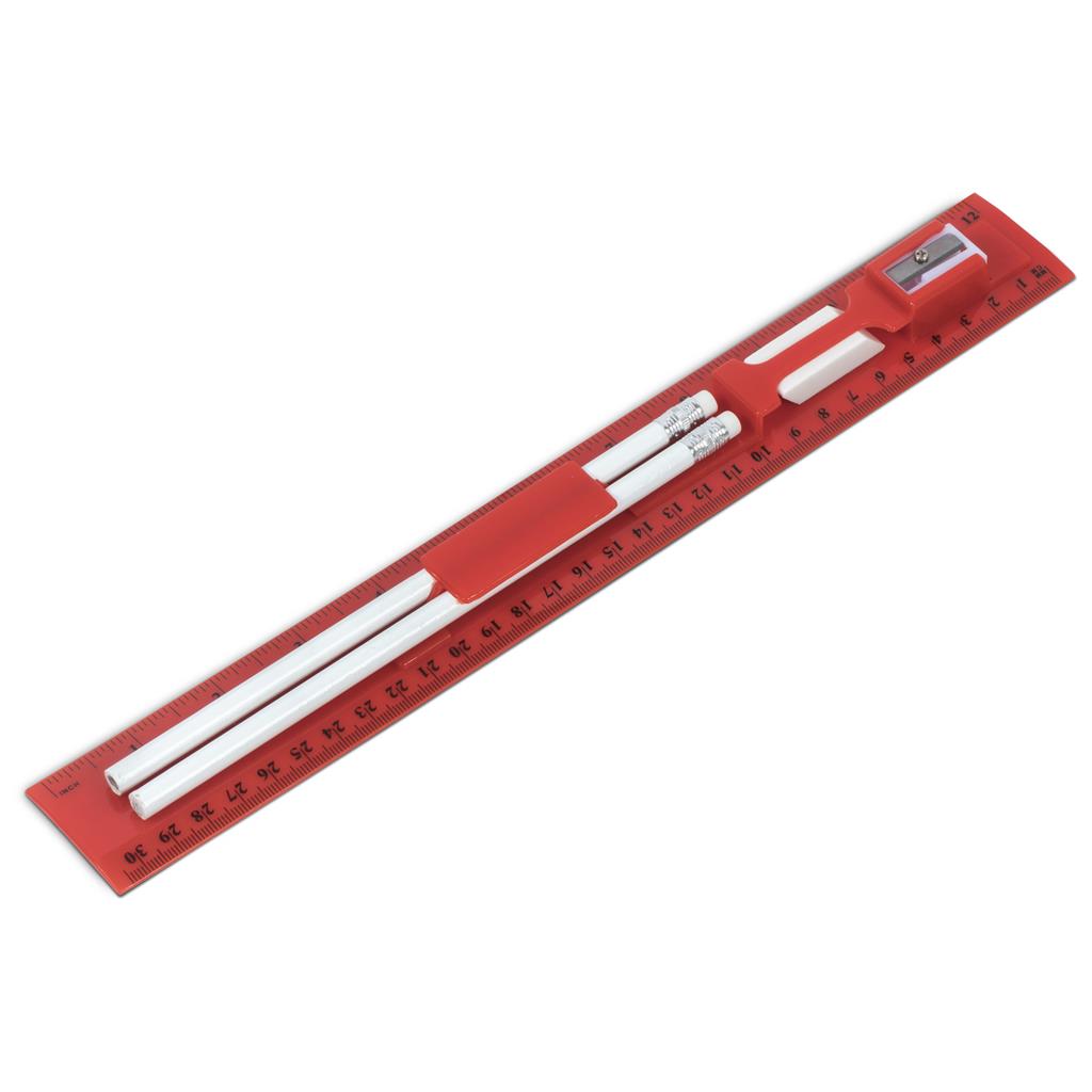 Altitude Scholar Stationery Set Red