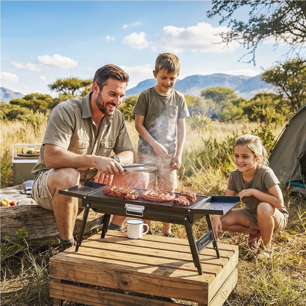 Altitude Flexiflame Braai Stand lifestyle
