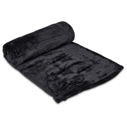 Serendipio Huron Fleece Blanket – Black