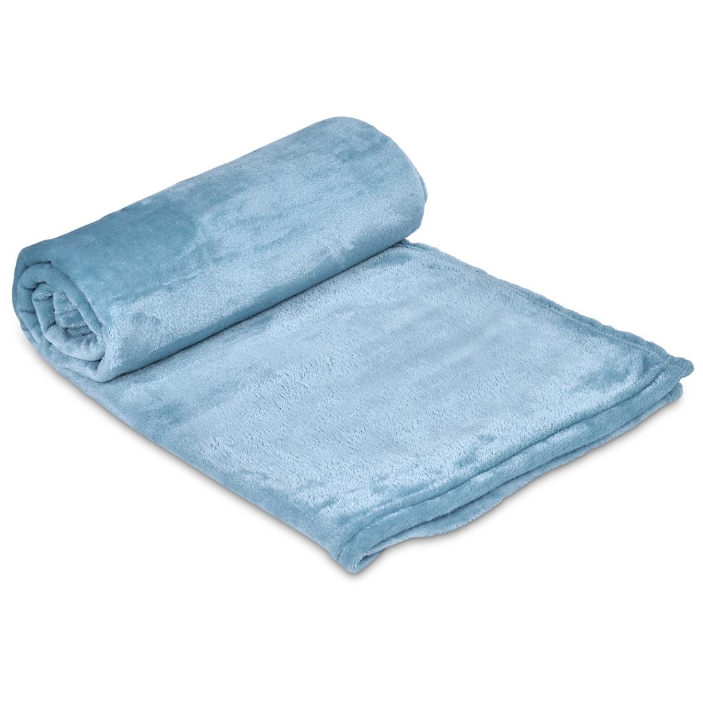 Serendipio Huron Fleece Blanket – Light Blue