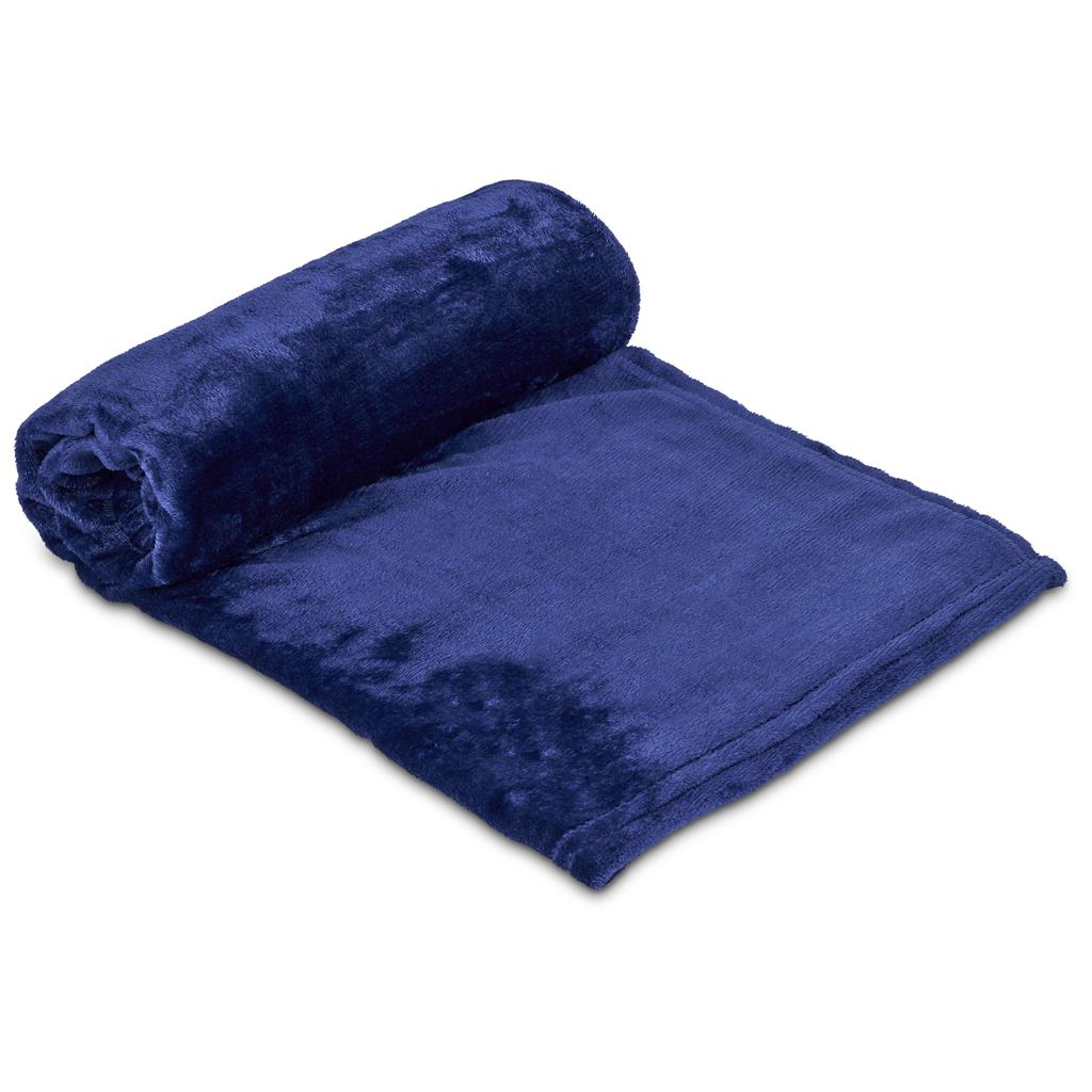 Serendipio Huron Fleece Blanket – Navy