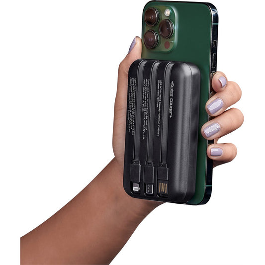 SC Argos fast Charge 20W Wireless Charging Magnetic Power Bank -10000mAh