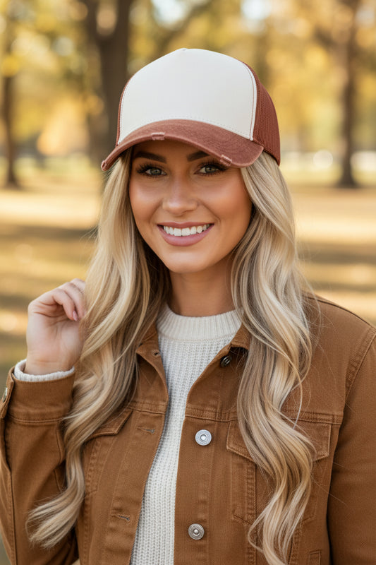 Pigment Washed 5 Panel Cap