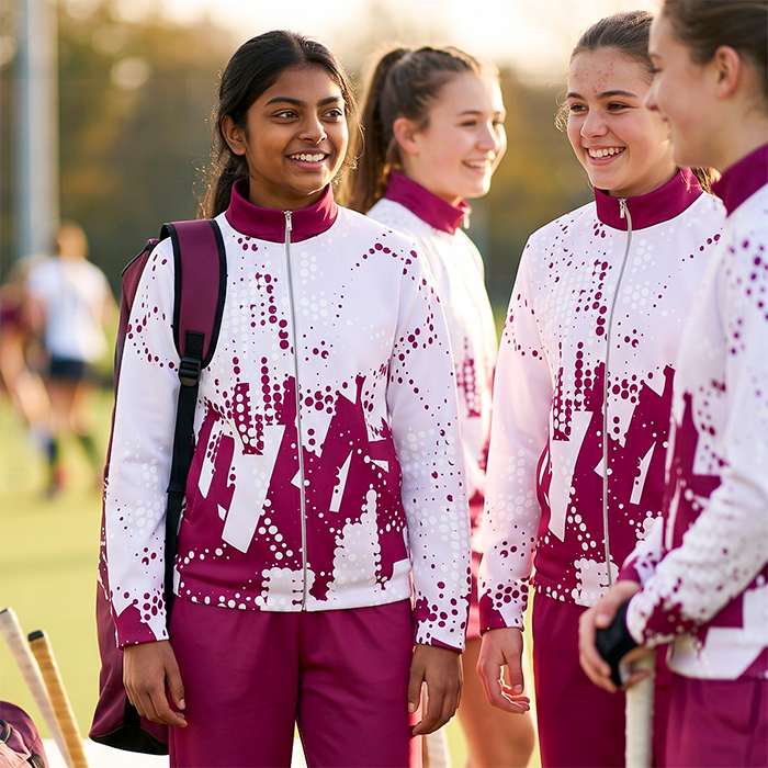 Custom Sublimated Kids Tracksuit Top