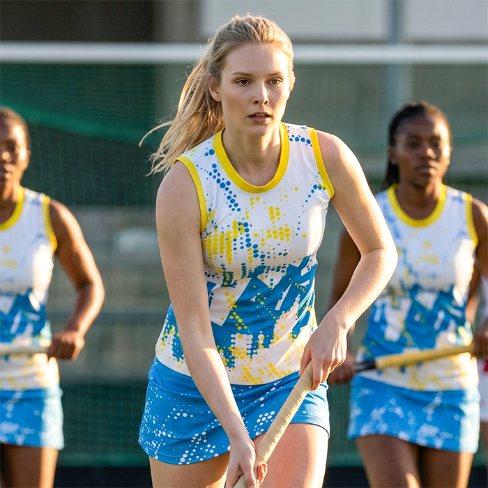 Custom Sublimated Ladies Crew Neck Vest & Skirt Set