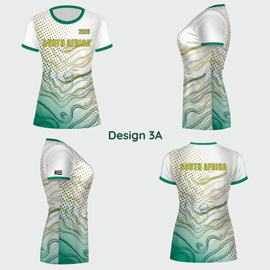 Sublimated ladies Crew Neck T-shirt Custom Design