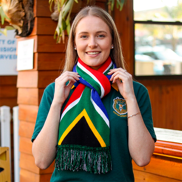 Bok South African Flag Supporter Scarf