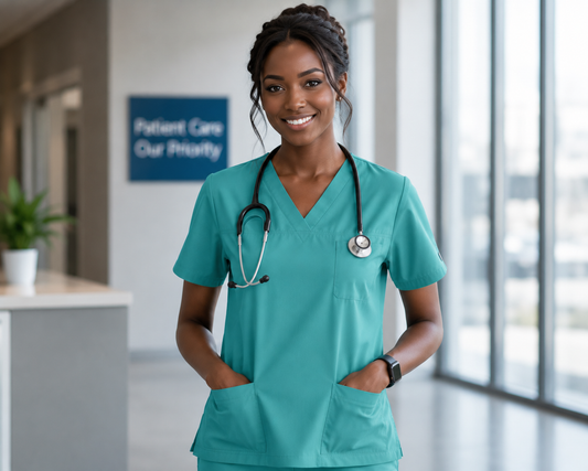 Riley Unisex Scrub Top